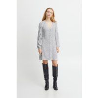 Locker geschnittenes, langärmliges Minikleid