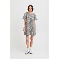 Lässiges Mini-Kleid mit Leopardenmuster