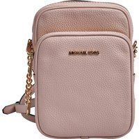Damen Mittelgroße Leder-Schultertasche Jet Set Travel 35H3GTVC2L