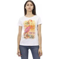 Weißes T-Shirt mit Grafikdruck