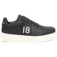 Leder-Sneaker mit niedrigem Schaft