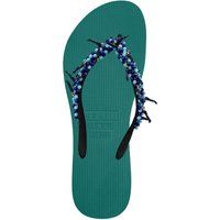 Bead-Zehenstegsandalen Flip-Flops