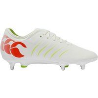 Canterbury - "Phoenix 2.0 Team" Fußballschuhe für weichen Boden für Herren (Weiß/Orange)