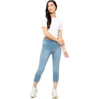 Damen Cropped Jeans Jeggings zum Reinschlüpfen