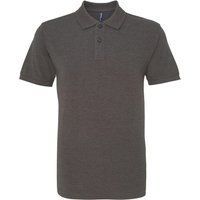 Klassisch geschnittenes, einfarbiges Poloshirt