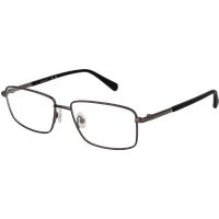 Rechteckige Vollrand-Metallbrille