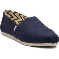 TOMS Alpargata Classic Baumwoll Damen Navy Espadrilles