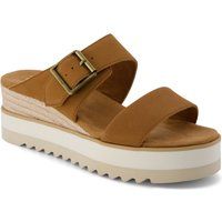 TOMS Diana Leder Damen Braun Zucker Sandalen