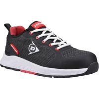 Dunlop T-Max Textil Sicherheitsschuhe für Herren Schwarz/Rot