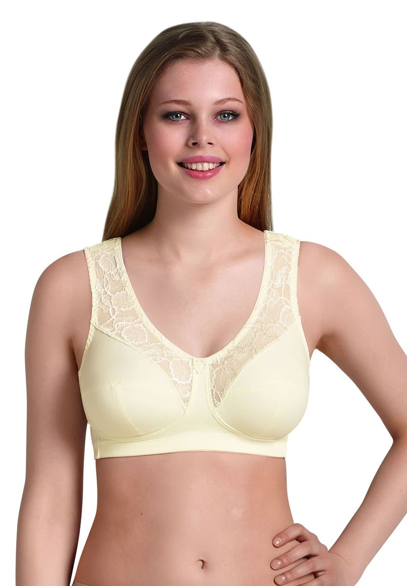 Drahtloser BH mit Spitzenbesatz