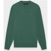 Klassischer Baumwollpullover mit Rundhalsausschnitt