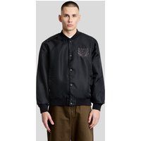 Collegejacke mit gesticktem Wappen