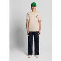 Relaxte Baumwollhose mit Bundfalten