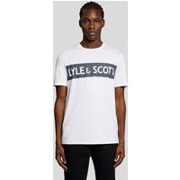 T-Shirt mit Logo-Box-Print