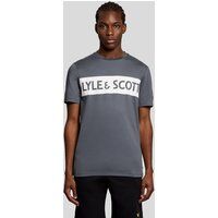 T-Shirt mit Logo-Box-Print