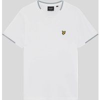 Feines Baumwoll-T-Shirt mit Bündchen