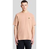 Texturiertes Jacquard-T-Shirt mit Rundhalsausschnitt