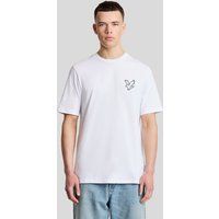 Klassisches Baumwoll-T-Shirt mit Logo