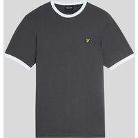 Ringer T-Shirt mit Kontrastbesatz