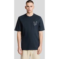 Lässiges Baumwoll-T-Shirt mit Grafikdruck