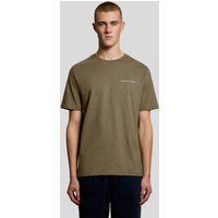 T-Shirt mit Rundhalsausschnitt aus Baumwolle, lockere Passform