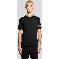 Sportliches T-Shirt mit Rundhalsausschnitt und Streifen
