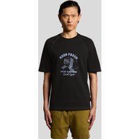 T-Shirt mit Grafikdruck aus Baumwolljersey
