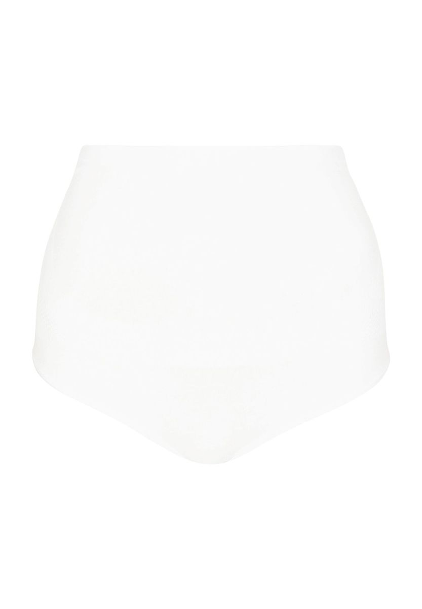 Umstands-Slip mit hoher Taille Weiß