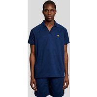 Kurzärmliges Poloshirt mit Prägedruck