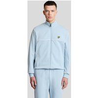 Trainingsjacke mit durchgehendem Reißverschluss und Paspelierung