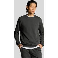 Feines Baumwoll-Sweatshirt mit Rundhalsausschnitt