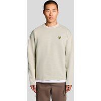 Jacquard Texturiertes Oversize Sweatshirt
