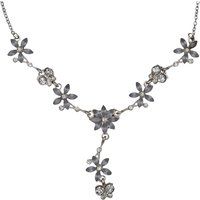 Y-Kette mit Blumen und Schmetterlingen