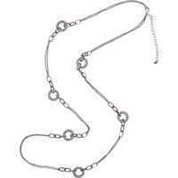 Gliederkette mit Strass-Kreisen