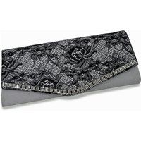 Abend Clutch mit Spitze und Strass