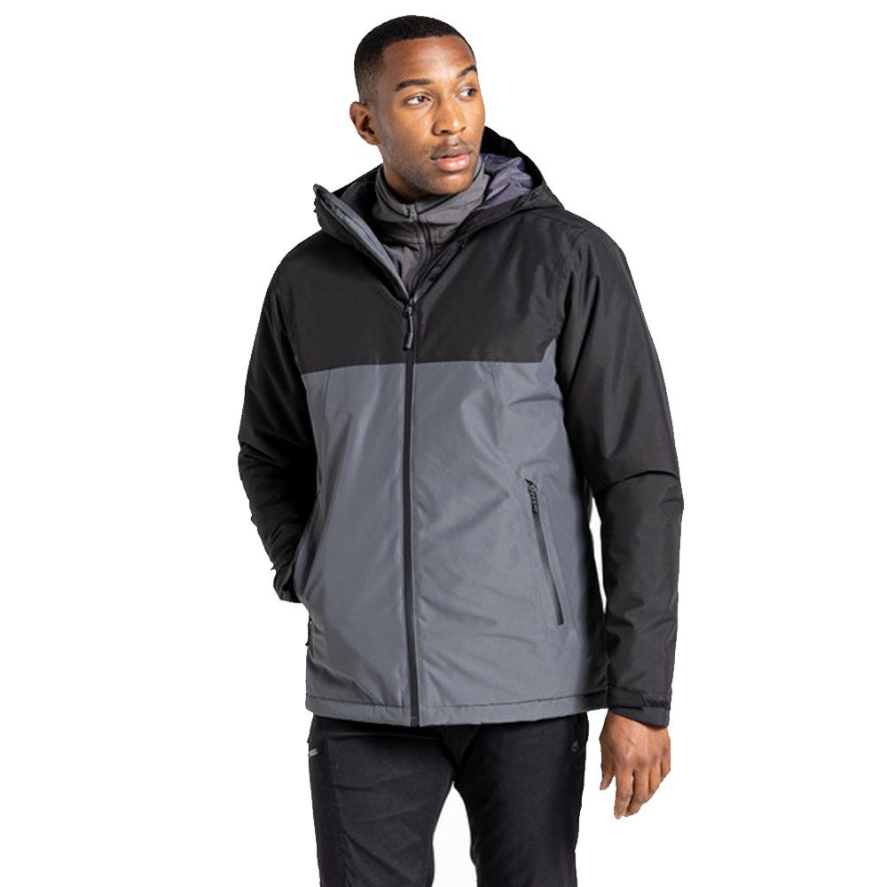 Isolierte Outdoor-Jacke im Color-Block-Design