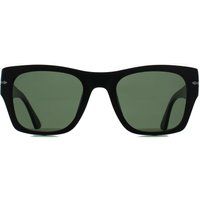 Klassische Sonnenbrille mit schwarzem Rahmen
