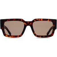 Markante, eckige Schildpatt Sonnenbrille