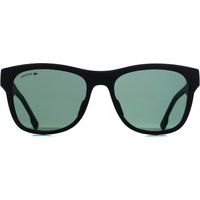 Mattschwarze Rechteckige Sonnenbrille