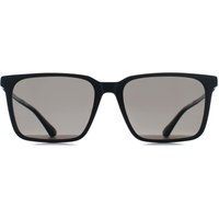 Eckige schwarze Sonnenbrille