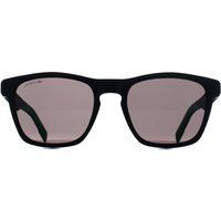 Matt-schwarze Sonnenbrille mit quadratischem Rahmen
