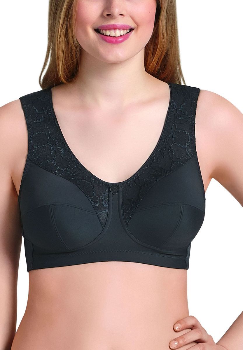 Bequemer BH mit Spitzeneinsatz