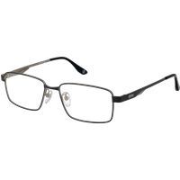 Rechteckige Vollrand-Metallbrille