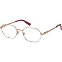 Geometrische Brille mit Metallrahmen