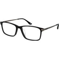 Klassische rechteckige Vollrandbrille