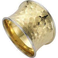 Zweifarbiger Gold Breitbandring