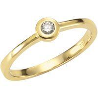 Solitär Diamant Goldring