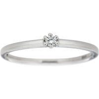 Minimalistischer Goldring mit Brillant