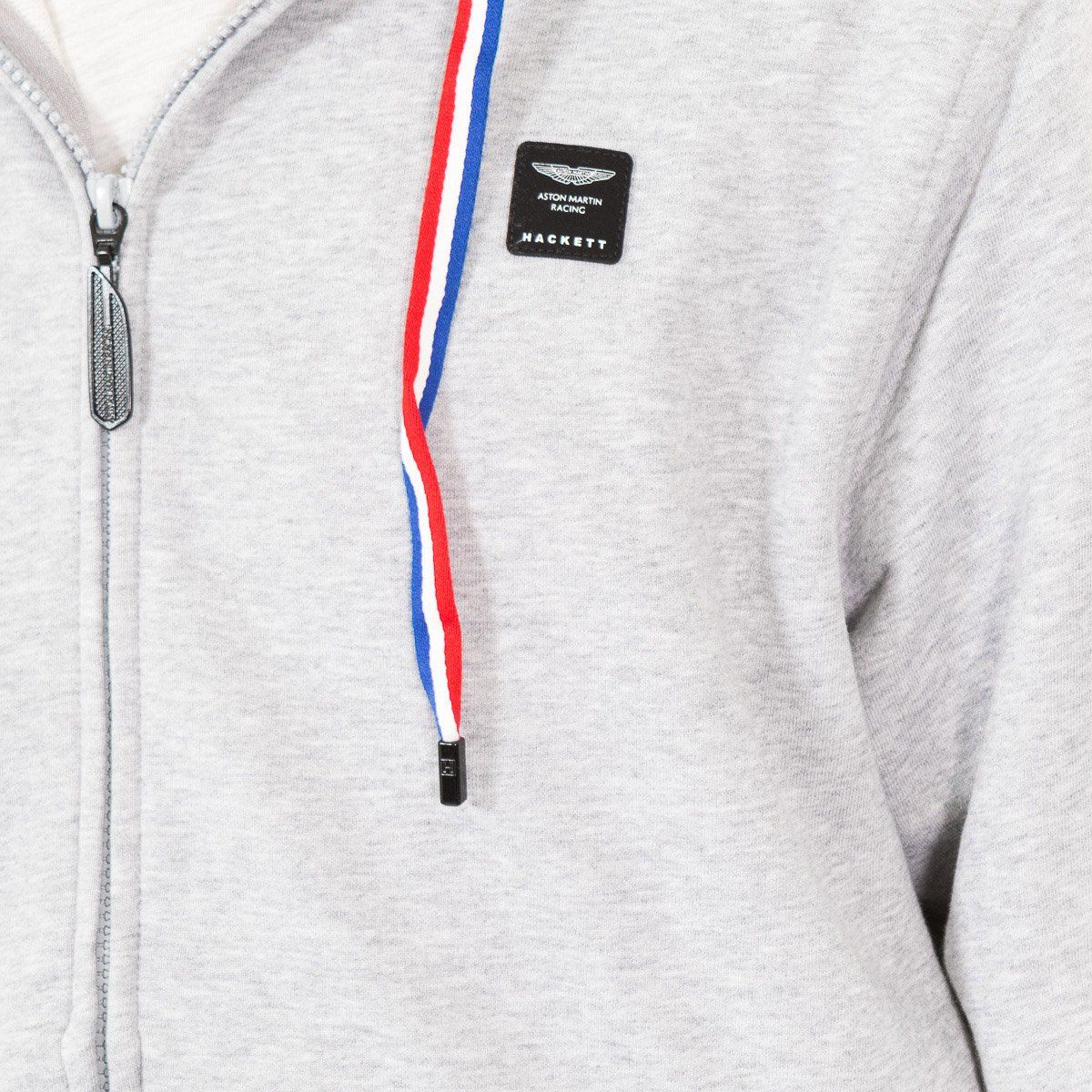 Zip-Hoodie mit Logo-Patch