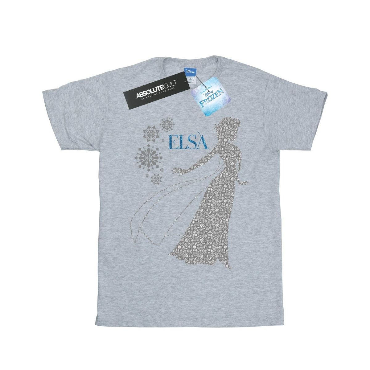 Elsa Frozen Silhouette Damen T-Shirt